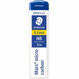 1200 스테들러 250 03 마스 샤프심 0.3mm 1통 (12본) - 종류선택