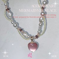 메를린서울 도토리 진주 인어공주 목걸이 acorn pearl mermaid necklace