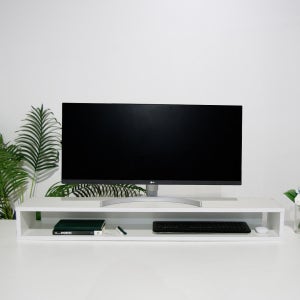 주문제작 듀얼 diy모니터받침대 와이드 TV모니터받침 대형