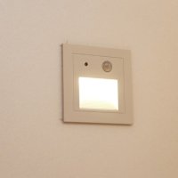 탑라이팅 LED 정사각 스텝 센서 매입등 (야간용)