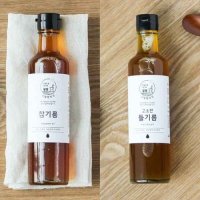 [푸드맛봄]원주 국내산 당일착유 선물세트 참기름300ml + 들기름 300ml [갤러리아]