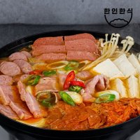 [한인한식] 더큰 부대찌개 1kg X 3팩 (매운직화뼈구이 1팩 증정)