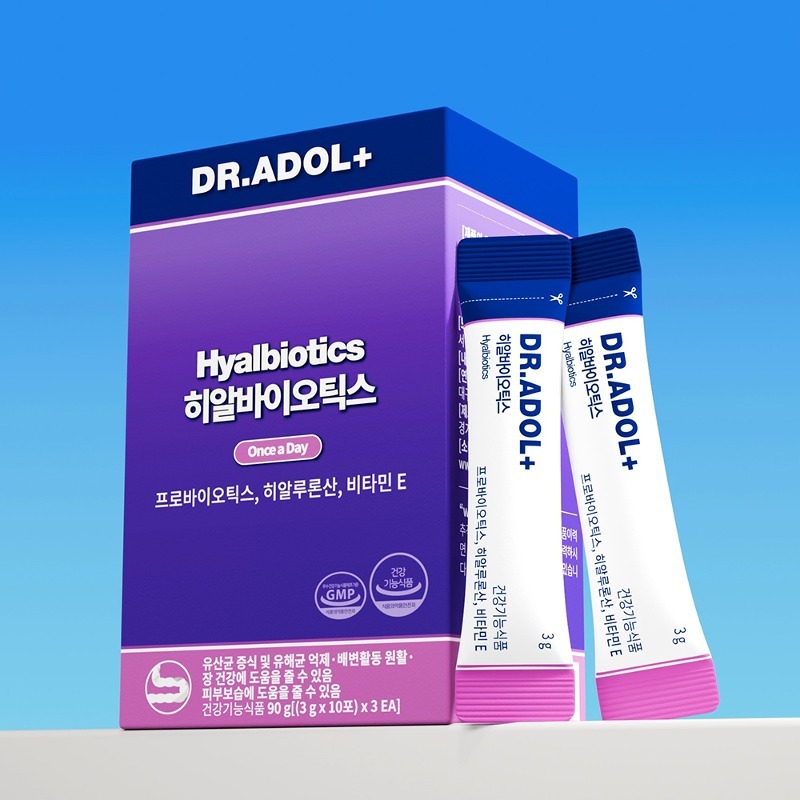<b>닥터아돌</b> 여성질 유산균 유래 히알바이오틱스 피부건강