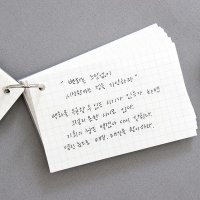 화인테크 링 메모장 암기장 단어장 미니수첩 암기수첩