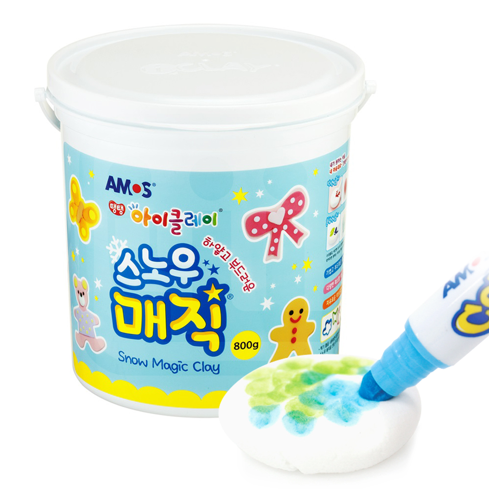 아모스 탱탱 아이클레이 스노우 매직 800g
