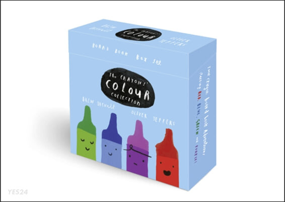 The Crayons’ Colour Collection (올리브 제퍼스 보드북 세트 (빨강, 파랑, 초록, 자주 크레용의 이야기))