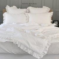 [화이트리퍼블릭]3M 신슐레이트 차렵이불 80수 이집션코튼 Havana Ruffle 3M Summer Comforter