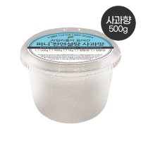 천연솜사탕설탕 사과맛 500g/용기형/자일리톨함유