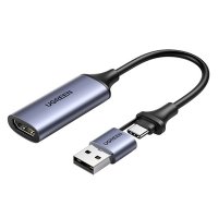 유그린 2in1 USB C타입 HDMI 4K 1080P 캡쳐보드 (유그린)