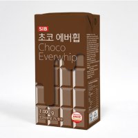 선인 에버휩 초코 에버휩 1000g 1kg 초코생크림 초코크림 생크림 1개