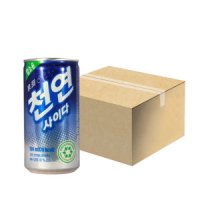 천연사이다 천연사이다190ml 60캔(총 2박스) /탄산음료