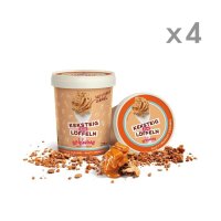 Spooning 스푸닝 쿠키 도우 솔티 크런치 카라멜 215g 4팩 4개