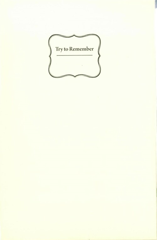 Try To Remember (다이어리 + 스티커) (멸종위기동물 다이어리)
