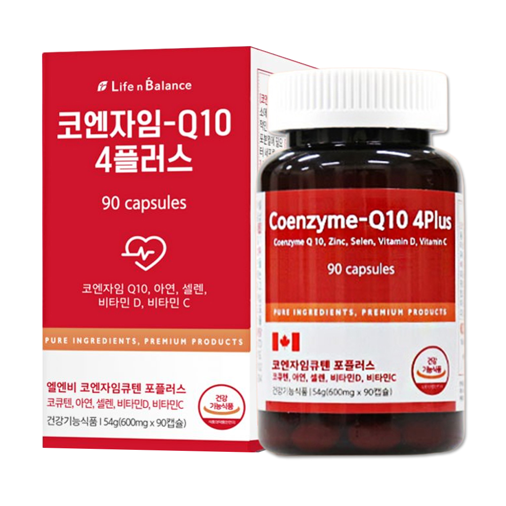 <b>엘엔비</b> 코엔자임Q10 4플러스 600mg x 90캡슐