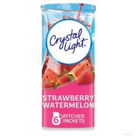 Crystal Light 크리스탈라이트 스트로베리 워터멜론 파우더 믹스 6피처패킷