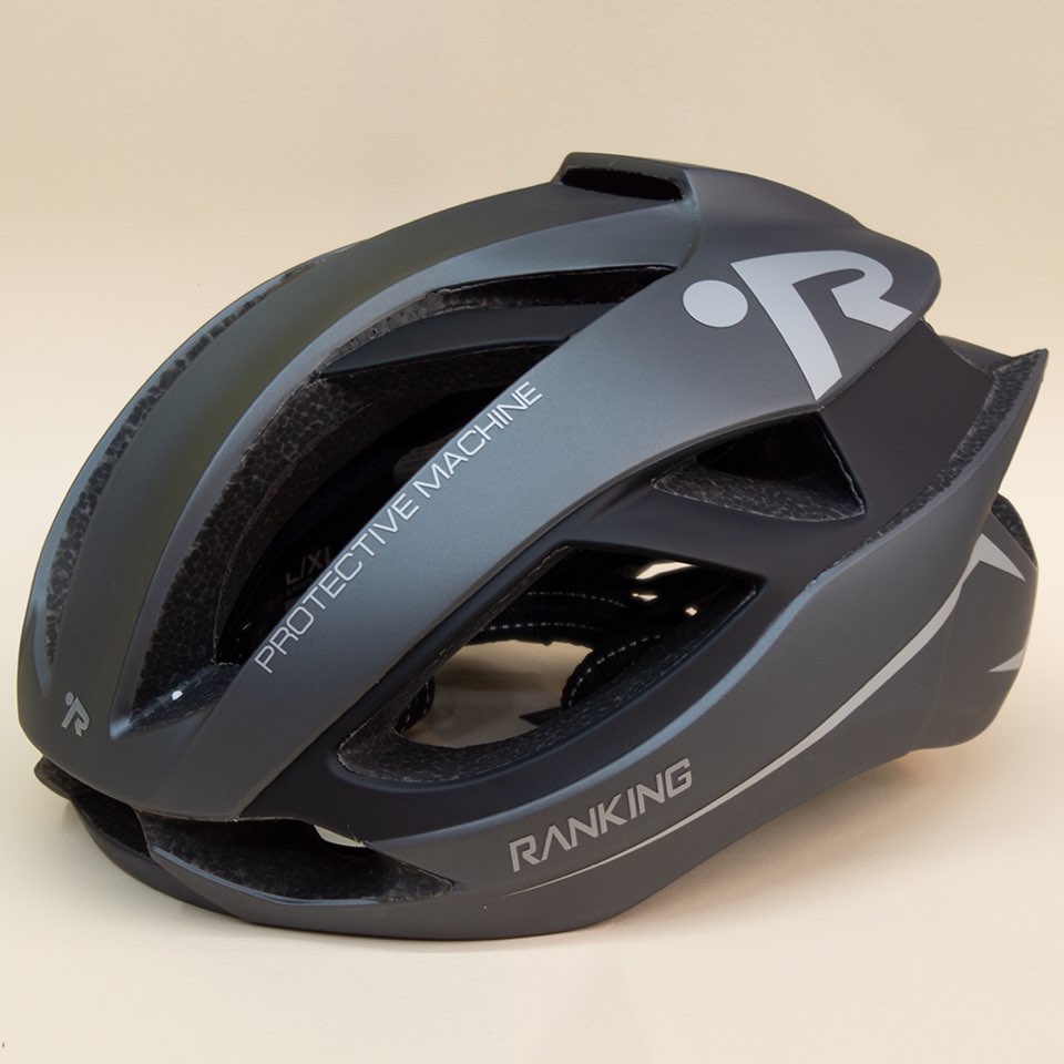 랭킹헬멧 알원 R1 013 건메탈 글로시블랙