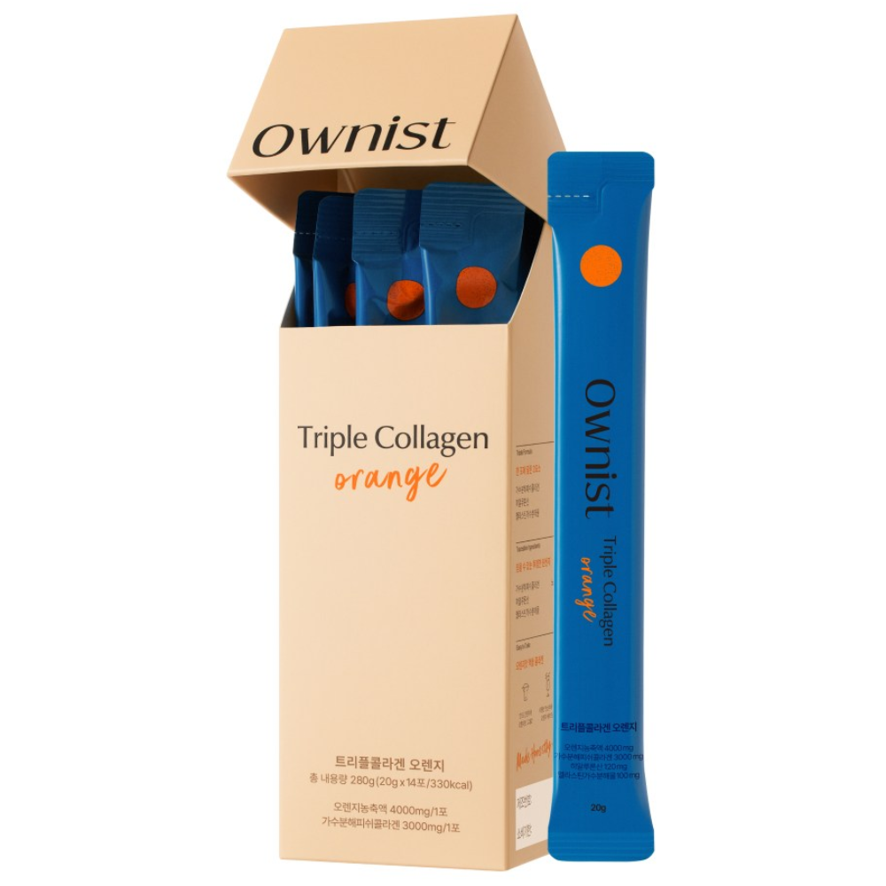 <b>오니스트</b> 트리플콜라겐 오렌지 저분자피쉬콜라겐 3000mg  14회분  280g  2개