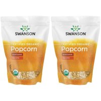 Swanson 스완슨 Non GMO 오가닉 팝콘 옥수수 660g 2팩 - Organic Popcorn