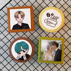 [20개/개당2500원] 수제 포토쿠키 주문제작 프린팅, 즐쿠