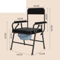 접이식 화장실 변기 어르신 환자용 이동식 변기의자