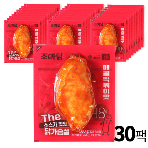THE 맛있는 소스 닭가슴살 매콤떡볶이맛 제품 이미지