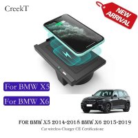 BMW X5 F15 F85 용 무선 자동차 충전기 패드 X6 F16 휴대 전화 플레이트 액세서리