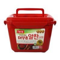 면 해찬들맛있게매운태양초3골드알찬고추장4 5kg