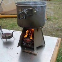 VARGO - 미국명품 바르고 TITANIUM HEXAGON WOOD STOVE 티타늄 나무 스토브 버너 삼발이