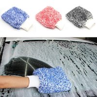 Soft Car Cleaning Glove Ultra Soft Mitt Microfiber Madness Wash Mitt Easy To Dry Auto Detail