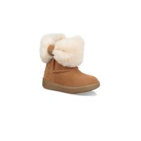 키즈 UGG 어그 베이비 걸 Ramona Faux-Shearling 스웨이드 부츠 4214884