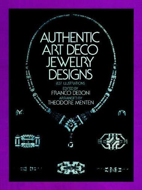 Authentic Art Deco Jewelry Designs (837 Illustrations)