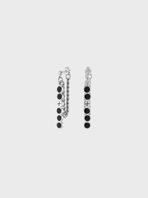 논논 DOUBLE GRAPE CHAIN EAR 귀걸이