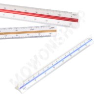 점선자 축척자 건축자 방안 도면 스케일 삼각 자