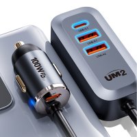 아임커머스 UM2 USB PD 차량용 시거잭 시가잭 고속 멀티 충전기 100W UMCH-PD100W