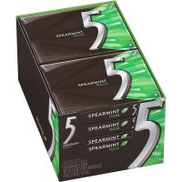 파이브껌 스피어민트 레인 무설탕껌 5 Gum 15스틱 x10