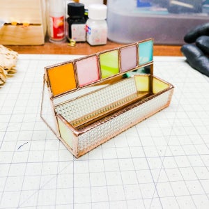 파스텔 타일 네임카드 홀더 / 디스펜서, 이번생은글라쓰