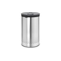 Brabantia 스테인리스 세탁바구니 60L steel