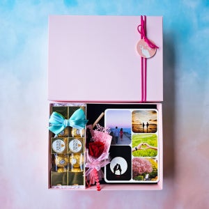 발렌타인데이 초콜릿&포토박스, 우드앤포토