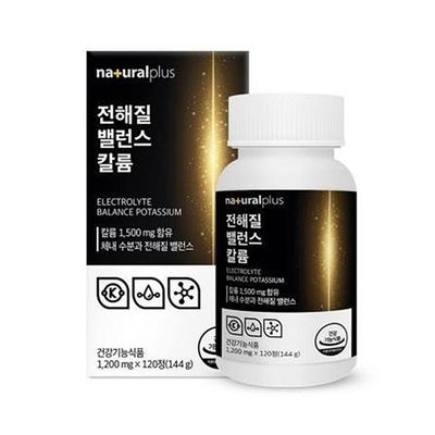 <b>내츄럴플러스</b> 전해질 밸런스 칼륨 120정 포타슘
