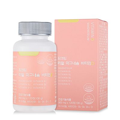 <b>팜엔탑</b> 리얼 마그네슘 비타민D 900mg 120정