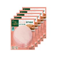 CJ제일제당 더건강한 닭가슴살 샌드위치햄 90g x 5개