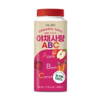 비락 유기농 100% 야채사랑 ABC 주스 180ml