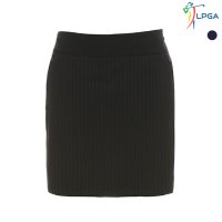 LPGA 여성 톤온톤 스트라이프 큐롯 L191CU853P