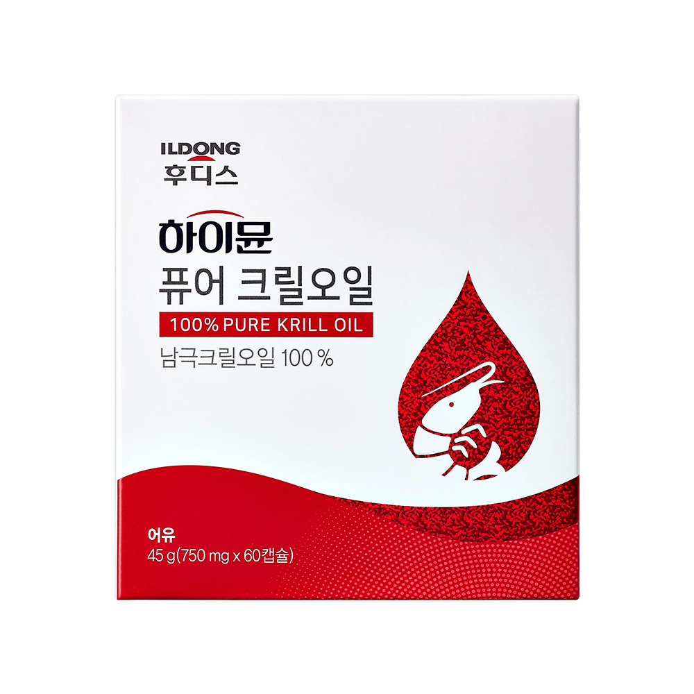 하이뮨 <b>퓨어 크릴오일</b> 750mg x 60캡슐