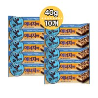 닥터유 에너지바 40g 10개 아침 식사 대용 초코 단백질 간식