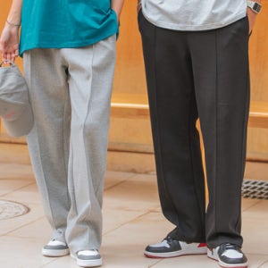 (M-6XL)코냐크 트레이닝팬츠 기장선택 (기본,롱+10cm)[1+추가할인][OKK#핀턱 #밴딩팬츠 #키다리빅사이즈]