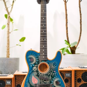 Fender FSR Acoustasonic Telecaster-Blue Paisley w/Ebony FB (신품) 펜더 아메리칸 어쿠스타소닉 텔레캐스터 - US228996A