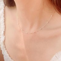 11차재입고 고퀄 천연담수진주 은목걸이 pearl necklace