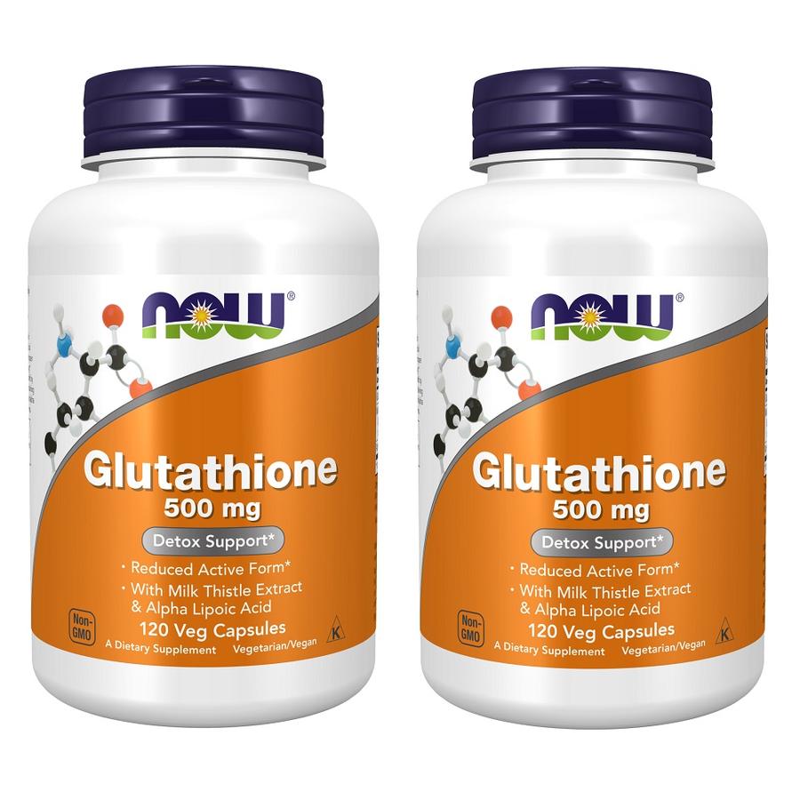 NOW <b>Glutathione</b> 글루타치온 500mg 120캡슐 X 2개