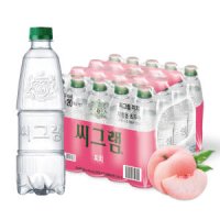 씨그램 피치 무라벨, 450ml, 20개